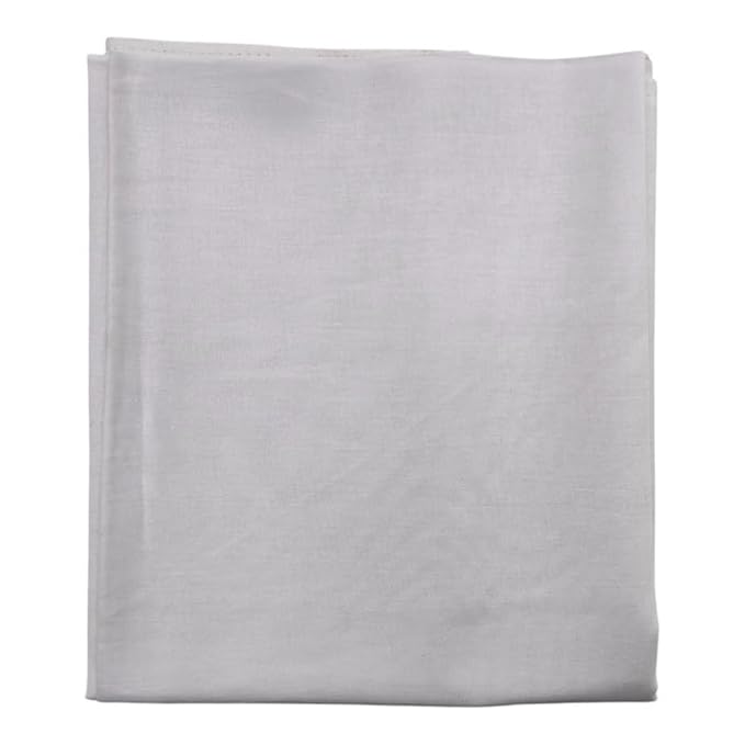 Cotton Plain Pooja Aasan Cloth/Chowki Aasan Kapda - 1 MTR Puja Kapda Vastra Cloth for All God Puja Mandir and Temple - Pack of 3 (Yellow, White and Mango Yellow)