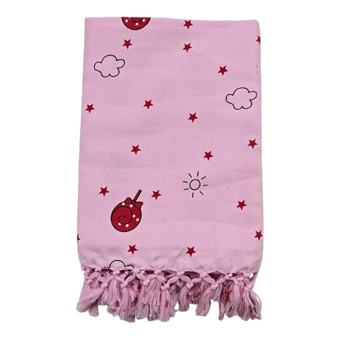 Bath Premium Cotton Towels | Light Weight Turkish Style Stripe Bath Towels for Men | (30 X 65 CM, Large Size) Plush & Color Print Pattern Towels