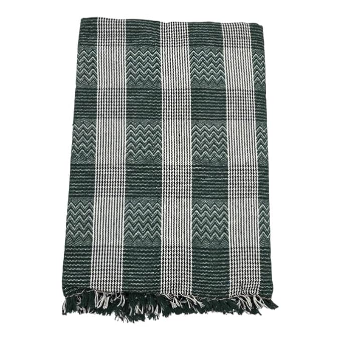 Single Size Pure Cotton Blanket/Solapur Chaddar/Cotton Bedsheet for All Weather Daily use Checkered Multicolor Family Pack (60x90 inches -)