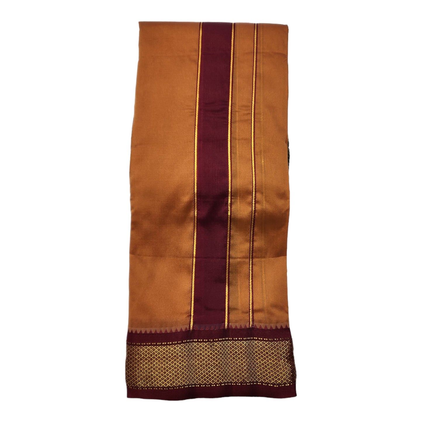 South Indian Art Silk Dhoti, Traditional dhoti Towel Set, 4 Meter Dhoti 2.25 Meter