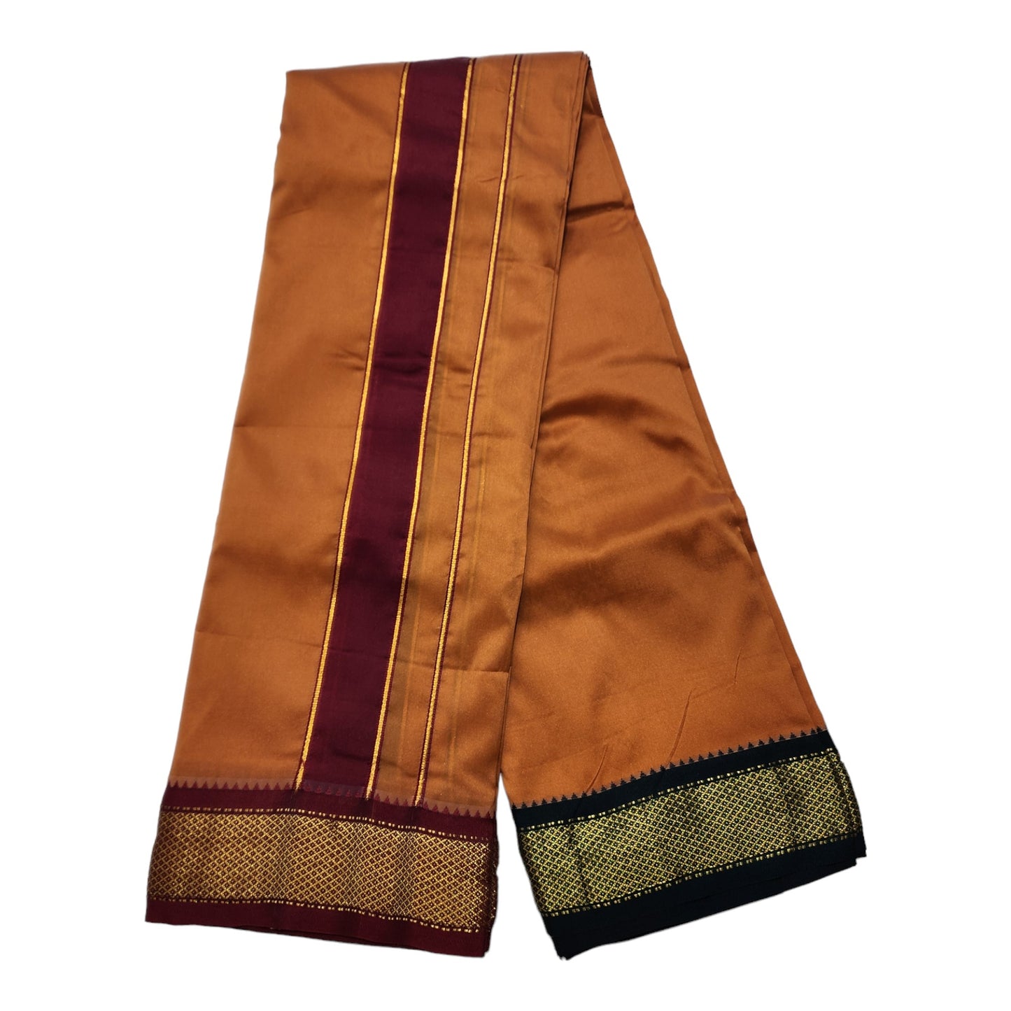 South Indian Art Silk Dhoti, Traditional dhoti Towel Set, 4 Meter Dhoti 2.25 Meter