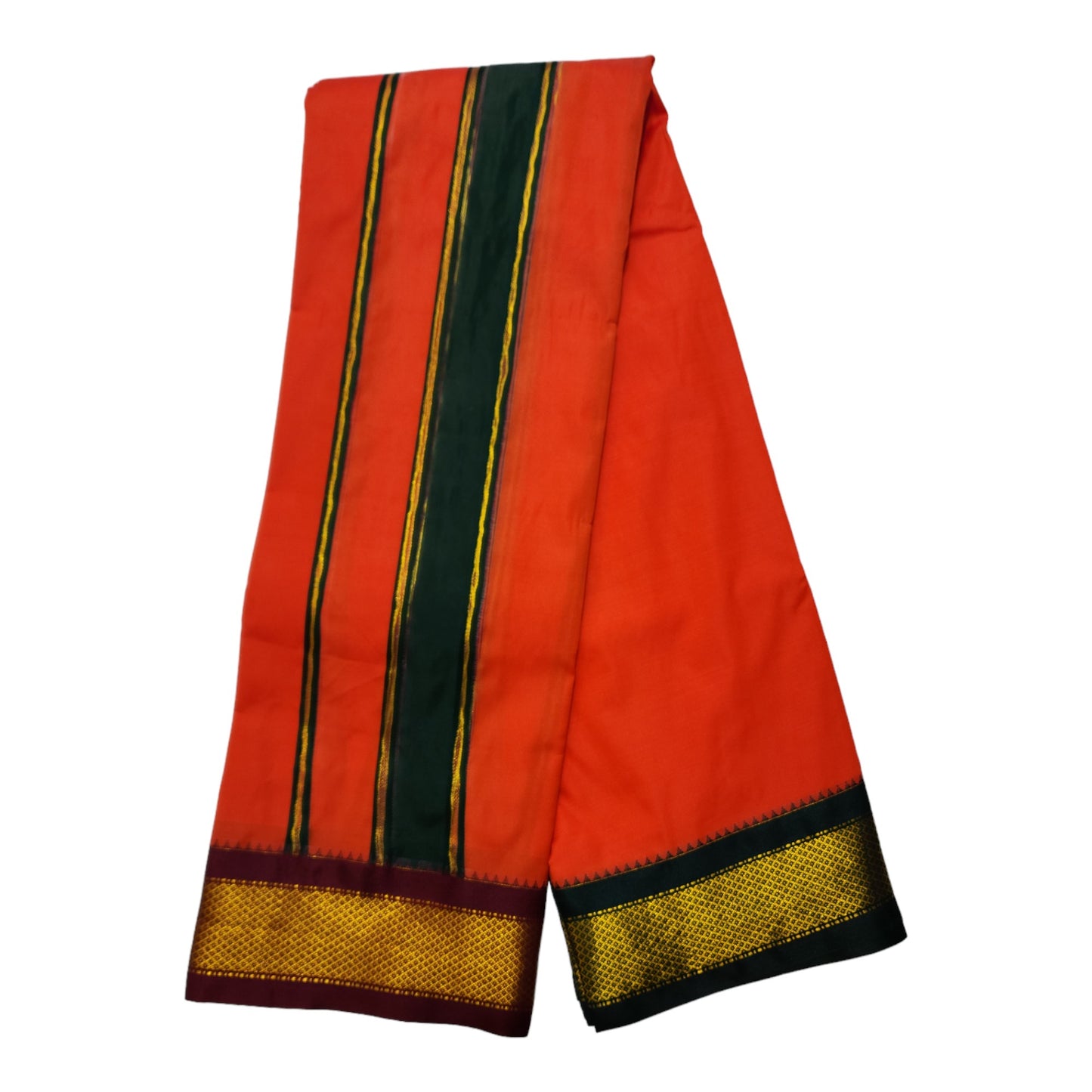 South Indian Art Silk Dhoti, Traditional dhoti Towel Set, 4 Meter Dhoti 2.25 Meter