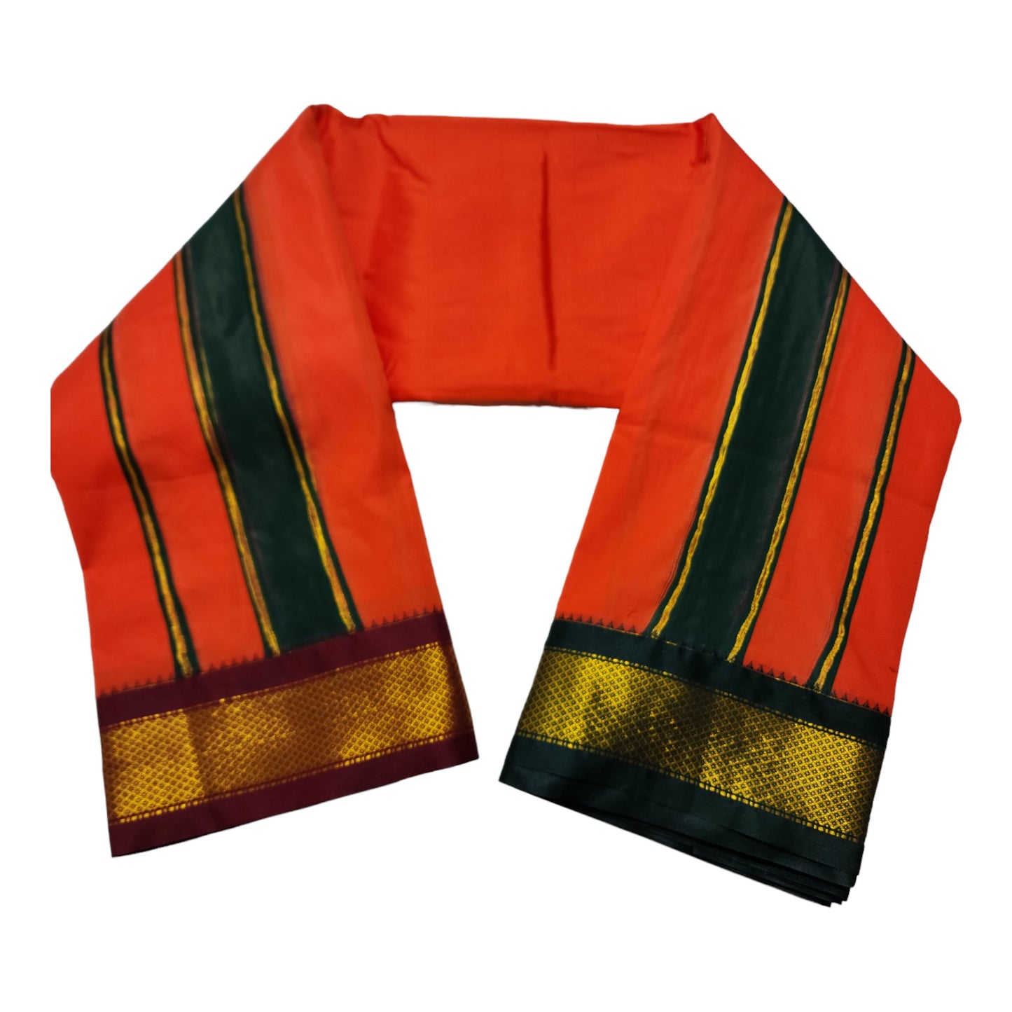 South Indian Art Silk Dhoti, Traditional dhoti Towel Set, 4 Meter Dhoti 2.25 Meter
