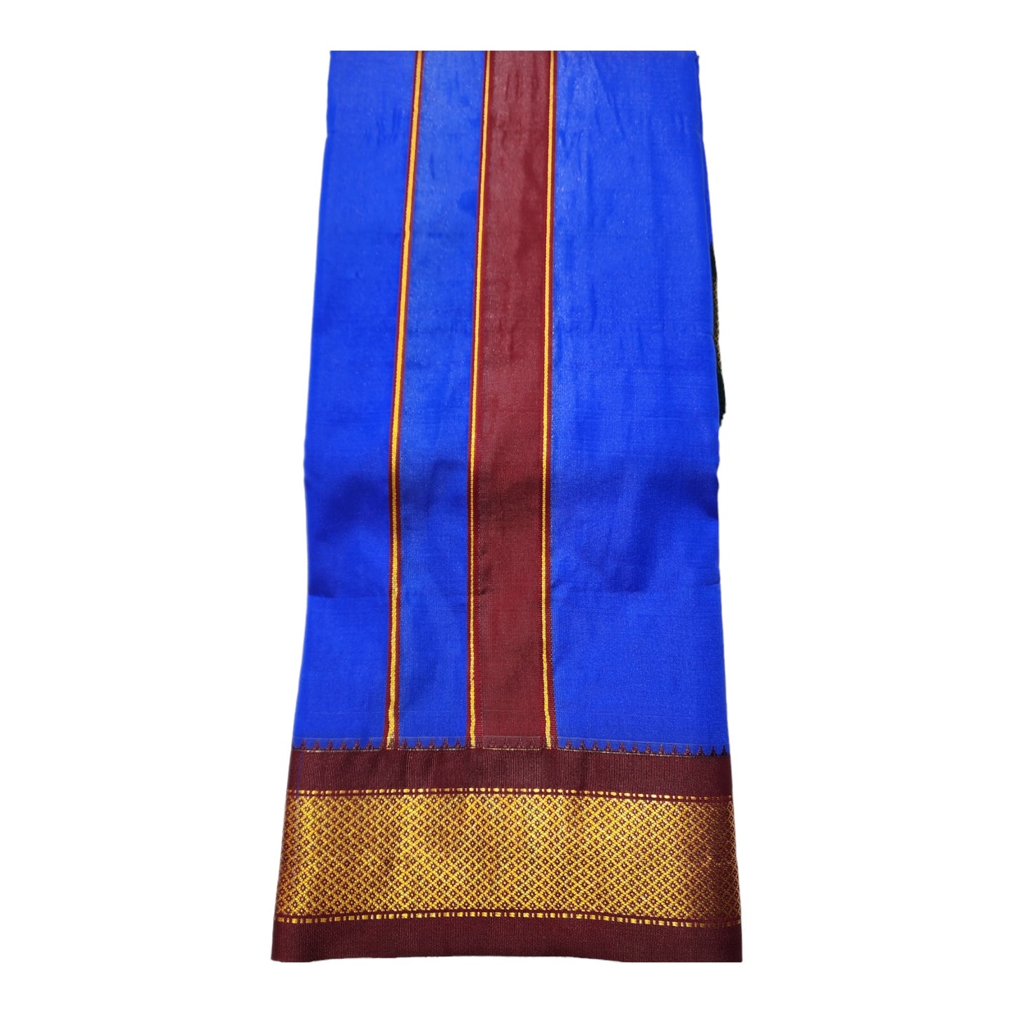 South Indian Art Silk Dhoti, Traditional dhoti Towel Set, 4 Meter Dhoti 2.25 Meter