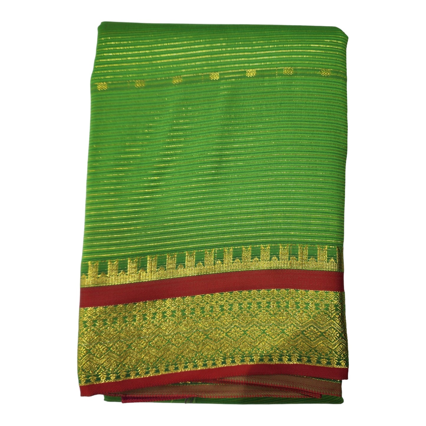 Om Skathi Amman Saree 6 Yards Cut Butta Pattu Devi Dress/Deity Dress Saree Contrast Border,Women Swamy Saree