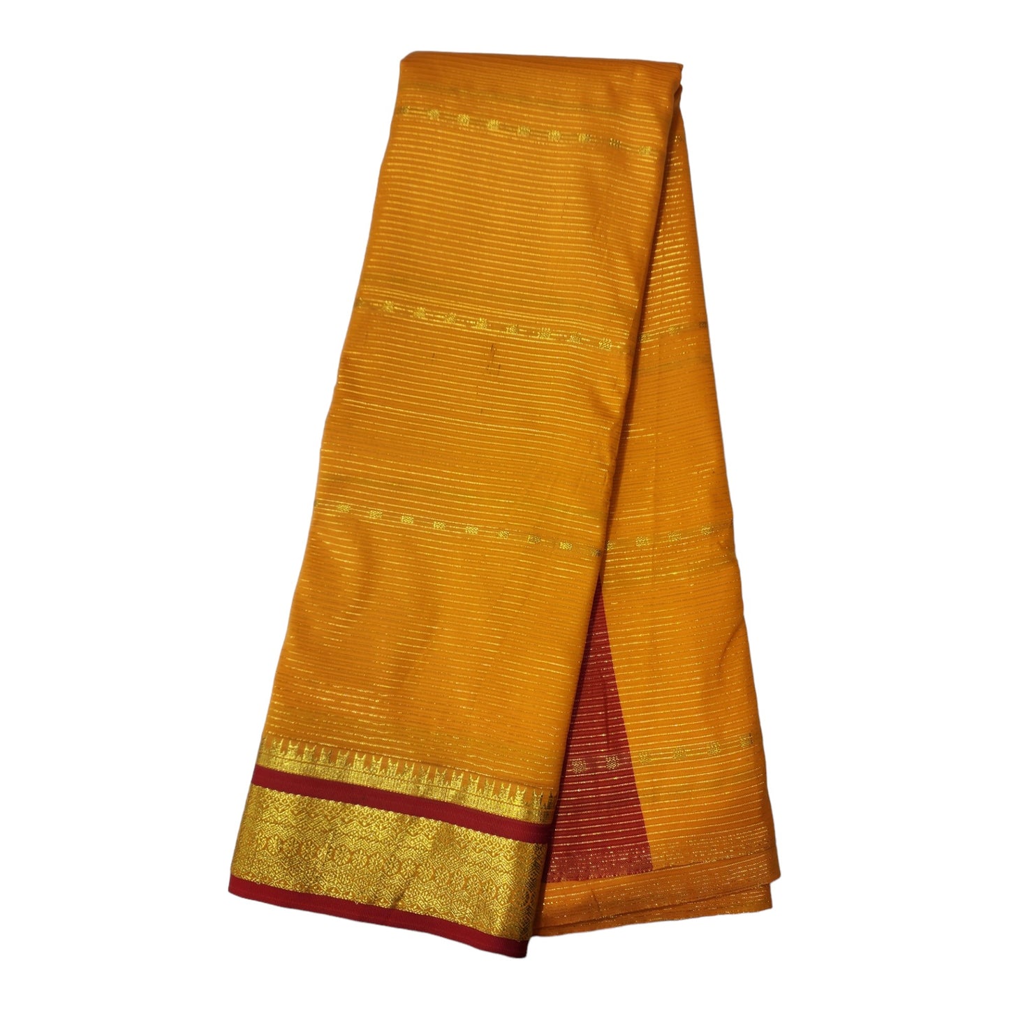 Om Skathi Amman Saree 6 Yards Cut Butta Pattu Devi Dress/Deity Dress Saree Contrast Border,Women Swamy Saree