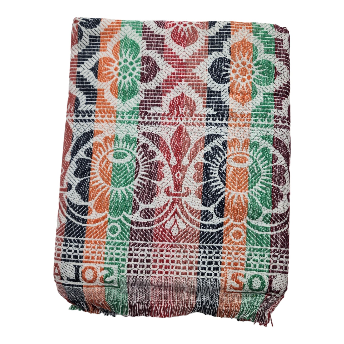 Cotton Single Size 300 TC Solapur Chaddar Blanket, Multy Colour, Pack of 1 & 2, Skinfriendly