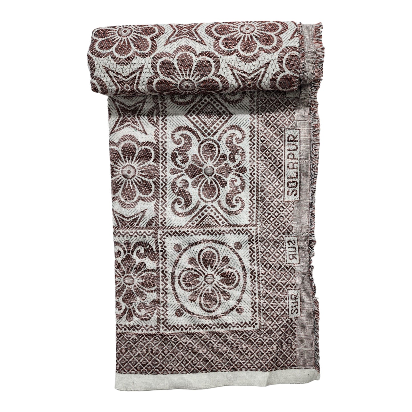 Cotton Single Size 300 TC Solapur Chaddar Blanket, Multy Colour, Pack of 1 & 2, Skinfriendly