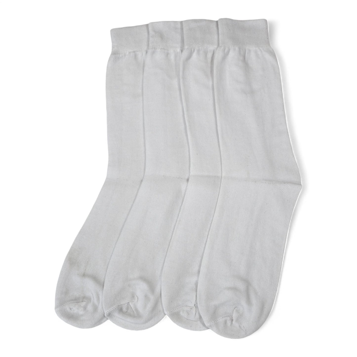 Boys and Girls Full Length Plain Black Plain Organic Combed Cotton School Socks (Pack of 5 Pairs)