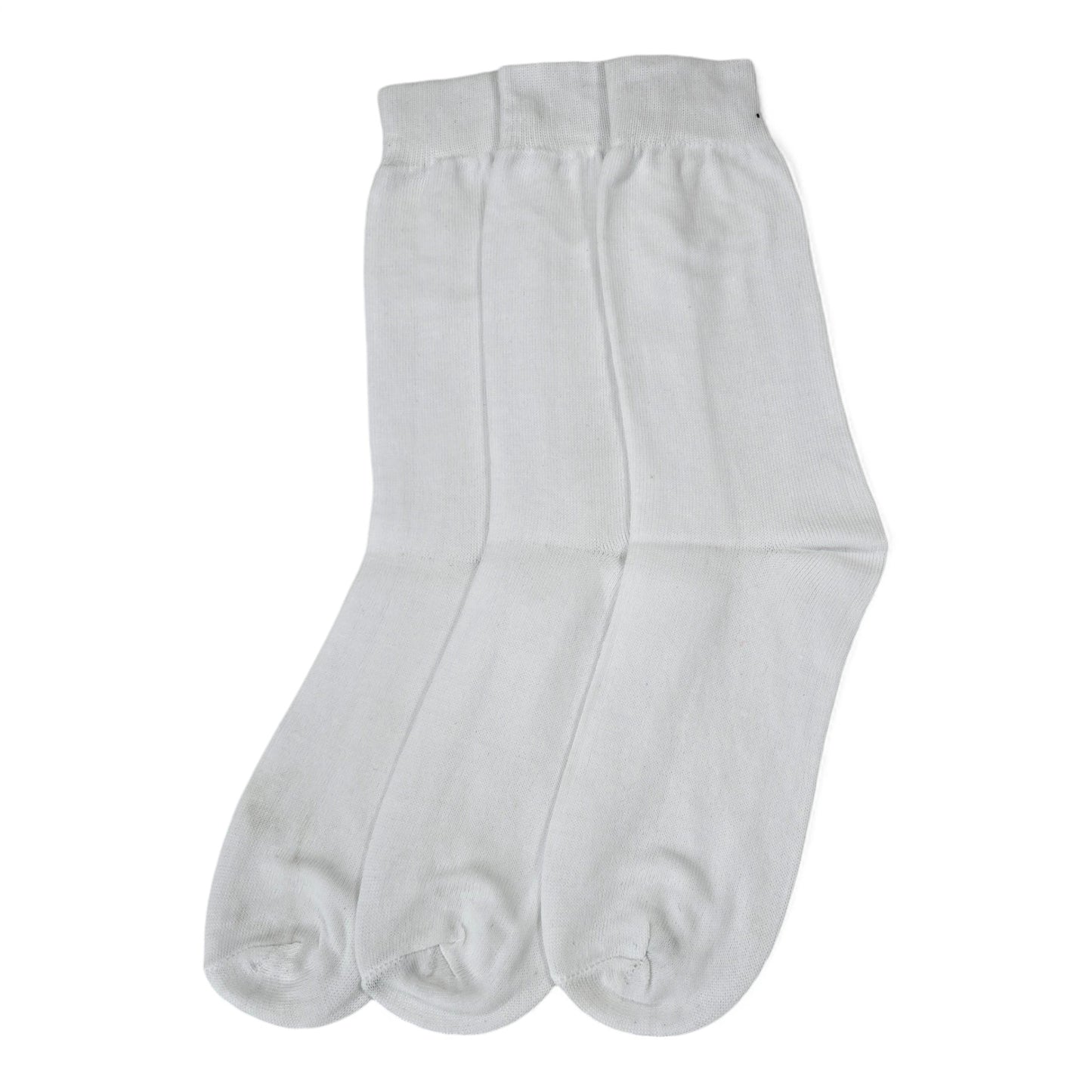 Boys and Girls Full Length Plain Black Plain Organic Combed Cotton School Socks (Pack of 5 Pairs)