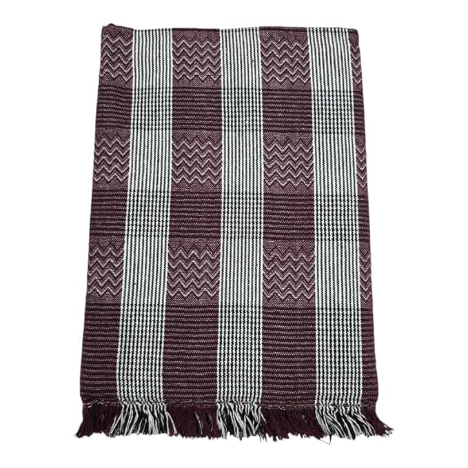 Single Size Pure Cotton Blanket/Solapur Chaddar/Cotton Bedsheet for All Weather Daily use Checkered Multicolor Family Pack (60x90 inches -)