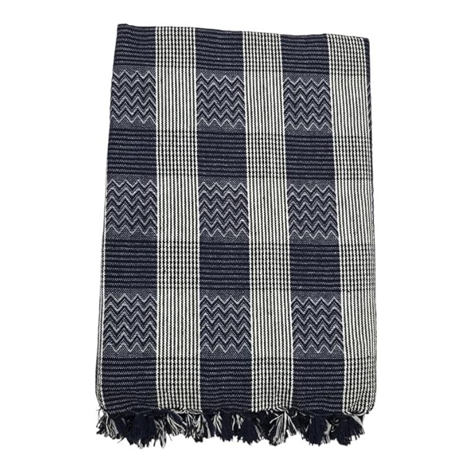 Single Size Pure Cotton Blanket/Solapur Chaddar/Cotton Bedsheet for All Weather Daily use Checkered Multicolor Family Pack (60x90 inches -)
