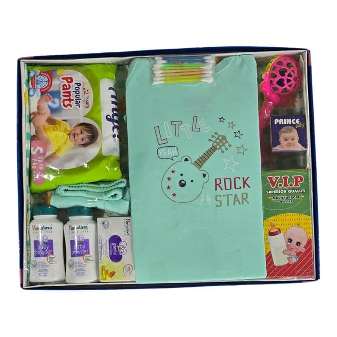 Newborn Baby Gift Set Has All Newborn Baby Essential | Health Care, Bath & Skin Care | Best Gift Set for Unisex Baby (0-6 Month)
