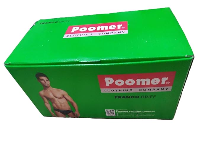 Poomer Men's Cotton Brief (Pack of 3) Franco Brief Multicolor
