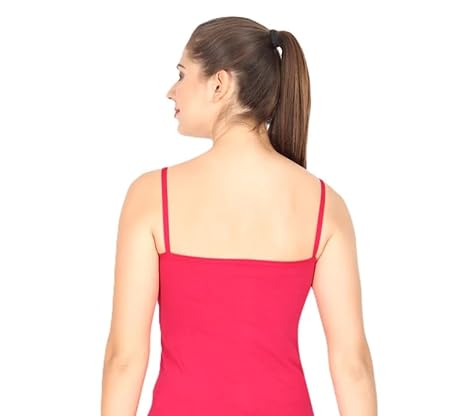 Prithvi® Joshi Slip (Adjustable Strap) for Girls & Women's/Camisole - Pack of 4# Multicolour # Premium Wear # Colour May Vary #