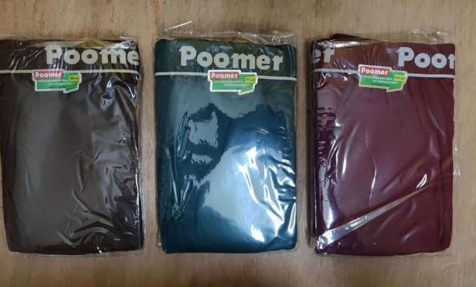 Poomer Men's Cotton Pocket Trunks (Pack of 4) # Multicolor & Assorted # Two Pocket Trunk # Liberty Trunk