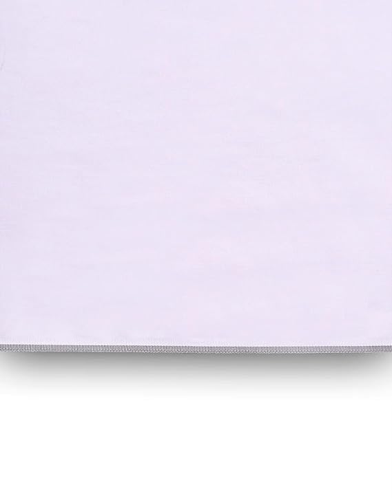 Nandu Brand Men's Cotton Plain White Stitched Lungi (Border Colour May Vary, Free Size) - Pack of 1# Ready to Wear # 2.10Mtr # Plain White Lungi #