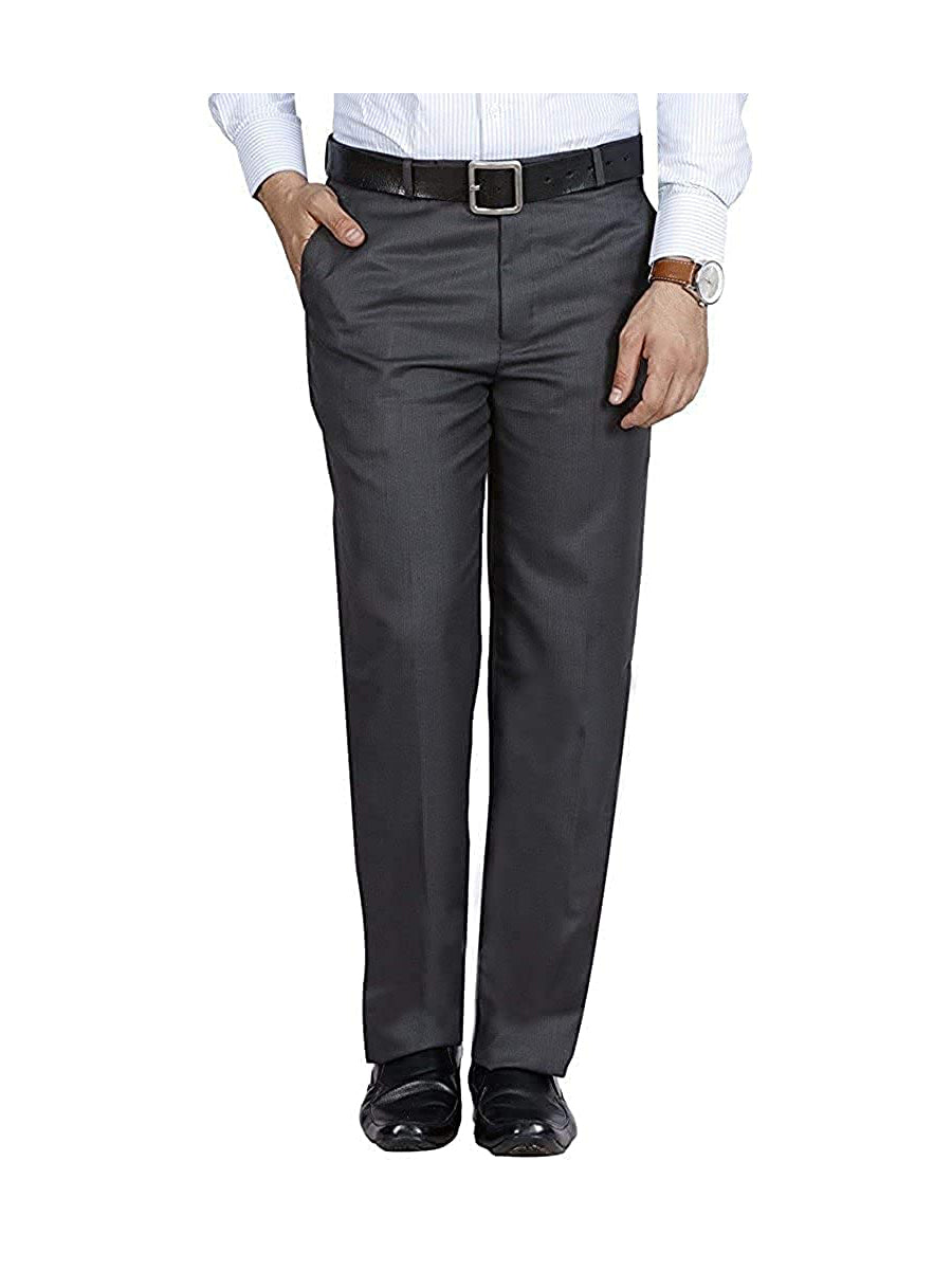 Formal Trouser Pant for Mens, Readymade Stitched Full Pant, Pleat-Front Formal Trousers Pants Regular Fit for Men