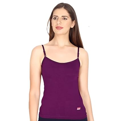 Prithvi® Joshi Slip (Adjustable Strap) for Girls & Women's/Camisole - Pack of 4# Multicolour # Premium Wear # Colour May Vary #