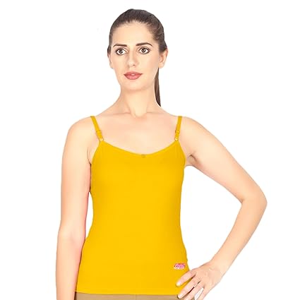 Prithvi® Joshi Slip (Adjustable Strap) for Girls & Women's/Camisole - Pack of 4# Multicolour # Premium Wear # Colour May Vary #