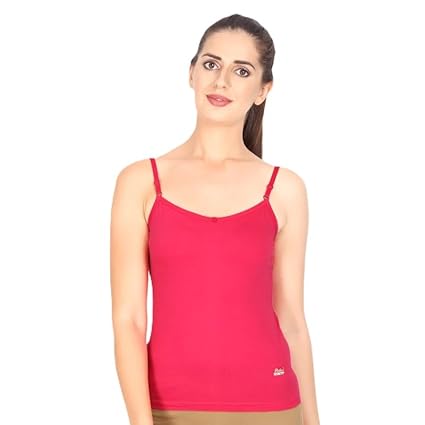 Prithvi® Joshi Slip (Adjustable Strap) for Girls & Women's/Camisole - # Multicolour # Premium Wear # Colour May Vary # for Girls & Women's/Camisole # PACK OF 5