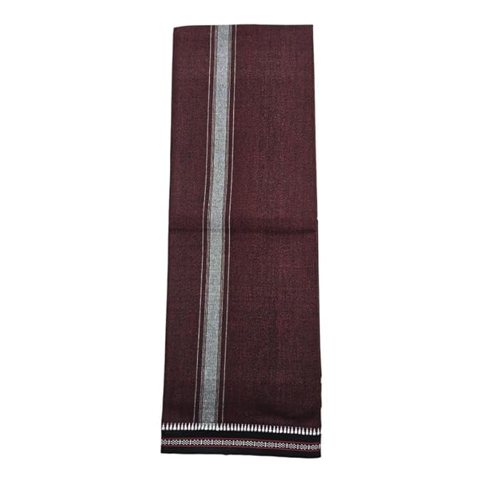 Men's Cotton Home Wear Handloom Dhoti's Color Dhoti l Kerala Thalapathi Border Single/Mundus | Men Temple Wear | Devotional Wear | Pure Cotton