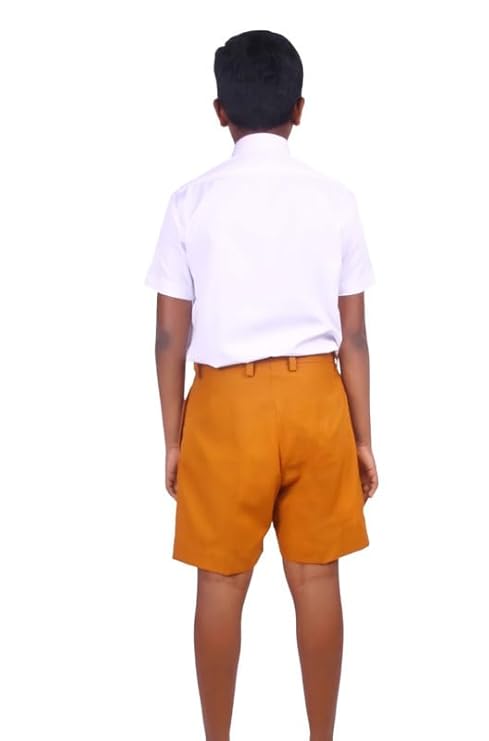 School Uniform - Pant for Boys, Cotton Shorts, Elastic Waist Half Pants, Regular Fit Sports Shorts l HALF PANT l