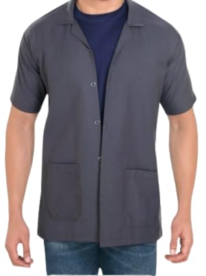 Cotton Unisex Casual Style Lab Coat For Chemistry Lab & Medical Students | Half Sleeves Lab Coat for All Professional Diagnostics, Technicians, Laboratory