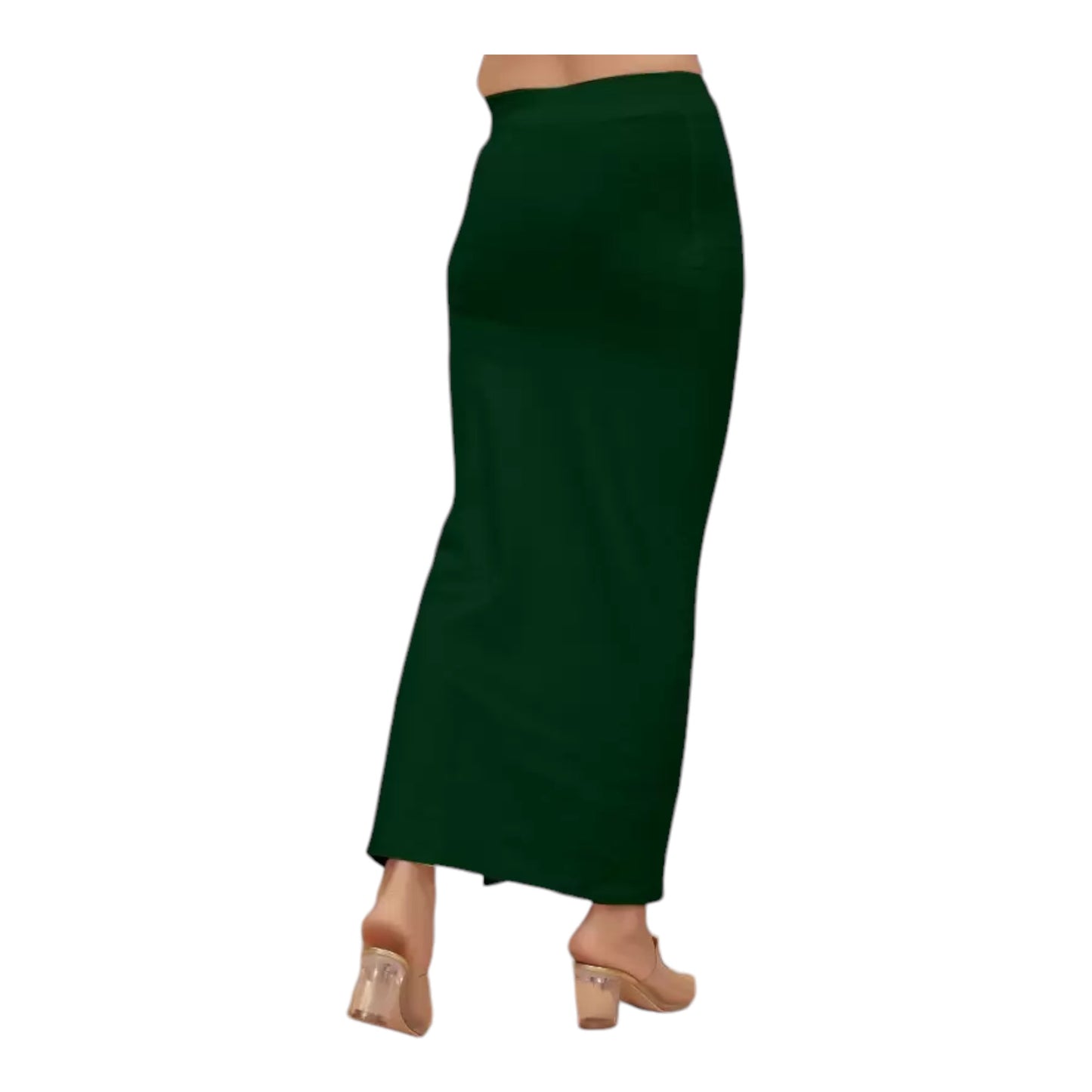 Stretchable Saree Shapewear Petticoat for Women, Cotton Blended,Petticoat,Skirts for Women,Shape Wear Dress for Saree , Spandex Saree Shapewear for Women Petticoat with Side Slit (PACK 1)
