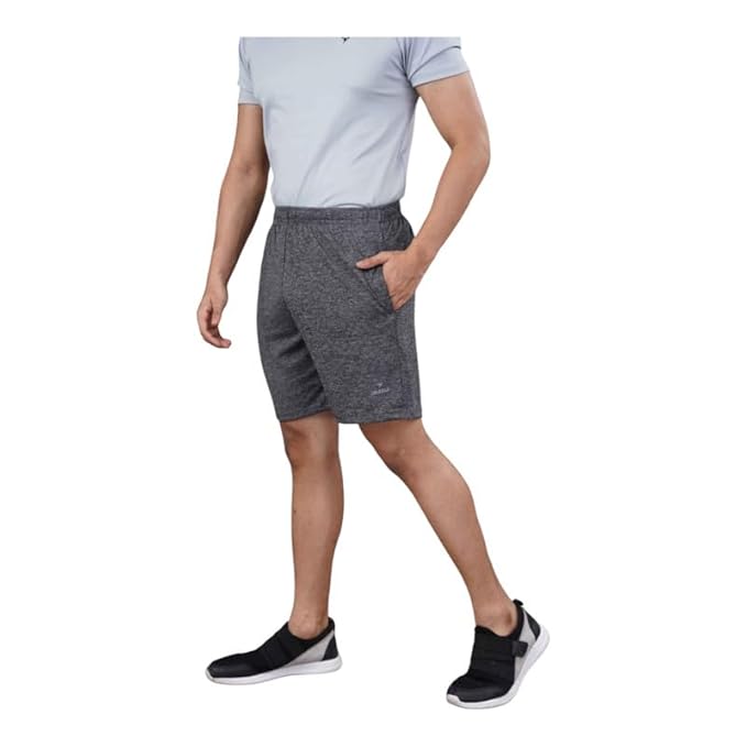 Men's Super Combed Cotton Rich Regular Fit Solid Shorts with Side Pockets | Half Short Pant-Regular Fit | Perfect for Workout, Gym, Running & Sports Shorts
