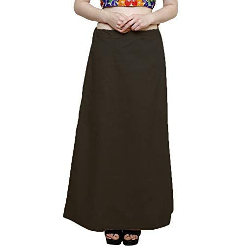 Pure Cotton Readymade Inskirt Saree Petticoat for Women's | Plain Solid Indian Readymade Inskirt Saree | Peticote Innerwear for Women Saree Petticoats