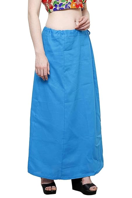 Pure Cotton Readymade Inskirt Saree Petticoat for Women's | Plain Solid Indian Readymade Inskirt Saree | Peticote Innerwear for Women Saree Petticoats