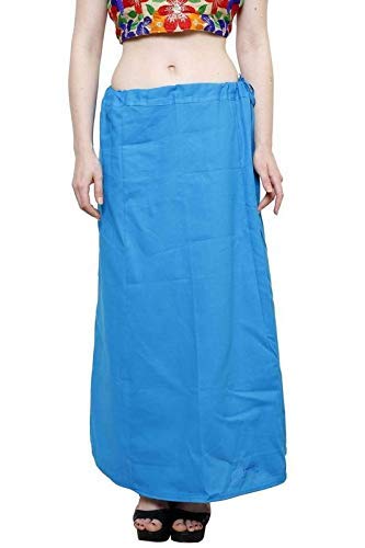 Pure Cotton Readymade Inskirt Saree Petticoat for Women's | Plain Solid Indian Readymade Inskirt Saree | Peticote Innerwear for Women Saree Petticoats