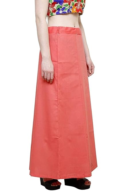Pure Cotton Readymade Inskirt Saree Petticoat for Women's | Plain Solid Indian Readymade Inskirt Saree | Peticote Innerwear for Women Saree Petticoats