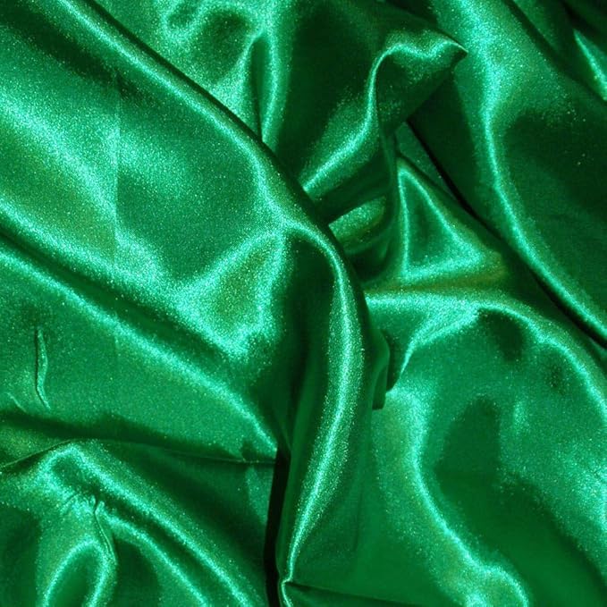 Silky & Shiny Satin Solid Fabric for Dress Garment Cloth Material