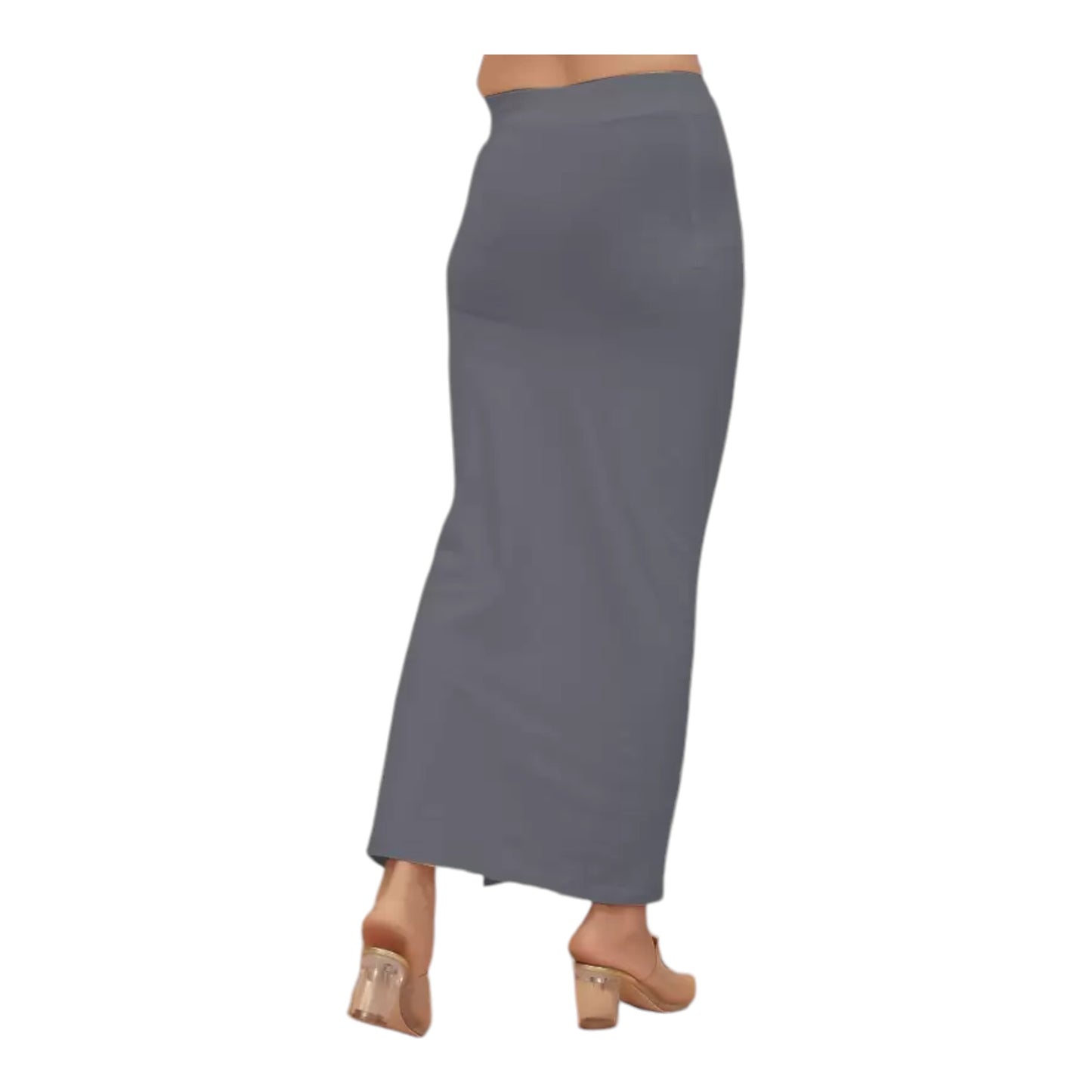 Stretchable Saree Shapewear Petticoat for Women, Cotton Blended,Petticoat,Skirts for Women,Shape Wear Dress for Saree , Spandex Saree Shapewear for Women Petticoat with Side Slit (PACK 1)