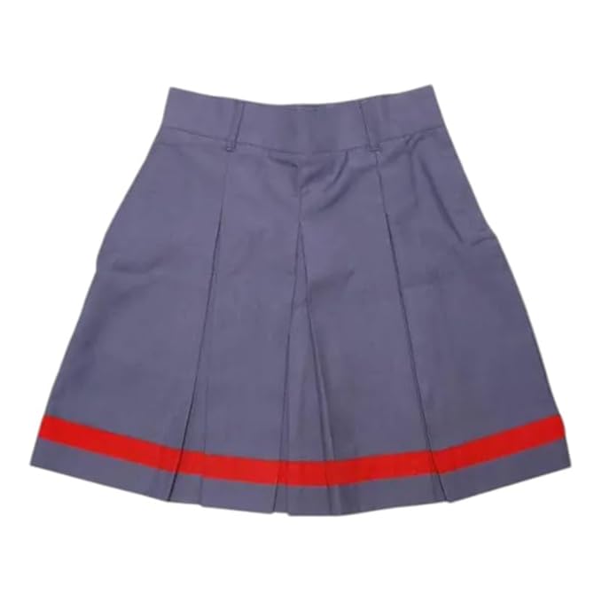 Kendriya Vidyalaya Uniform Total Set | Full Dress School Uniform for Girls l GREY SKIRT l