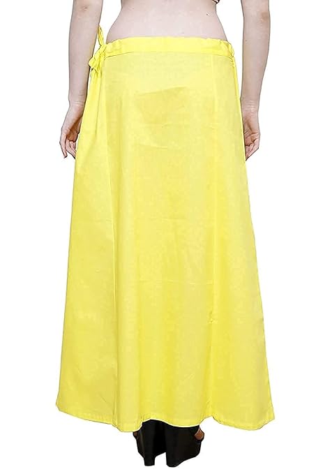 Pure Cotton Readymade Inskirt Saree Petticoat for Women's | Plain Solid Indian Readymade Inskirt Saree | Peticote Innerwear for Women Saree Petticoats