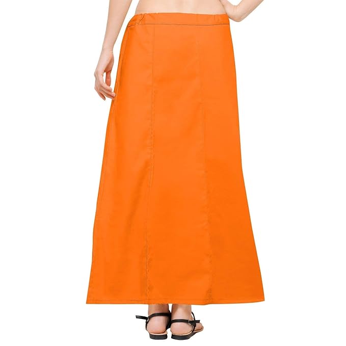 Pure Cotton Readymade Inskirt Saree Petticoat for Women's | Plain Solid Indian Readymade Inskirt Saree | Peticote Innerwear for Women Saree Petticoats