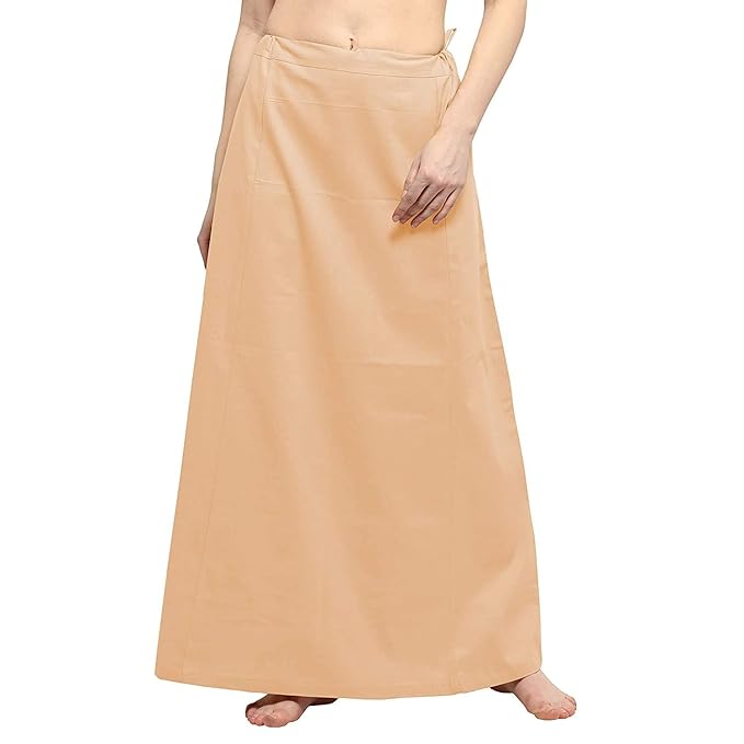 Pure Cotton Readymade Inskirt Saree Petticoat for Women's | Plain Solid Indian Readymade Inskirt Saree | Peticote Innerwear for Women Saree Petticoats