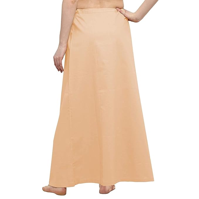 Pure Cotton Readymade Inskirt Saree Petticoat for Women's | Plain Solid Indian Readymade Inskirt Saree | Peticote Innerwear for Women Saree Petticoats