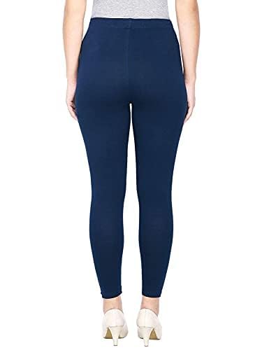 Super Stretchable Ankle Length Leggings for Women | Regular Fit Lycra Leggings for Women's and Girls (PACK 1 )