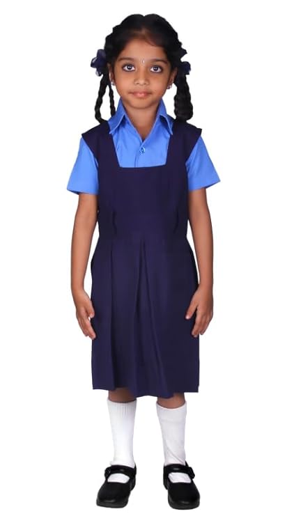 Girls School Uniform Penniform Dress, School Uniform, Readymade Stitched, Regular Fit for Girls