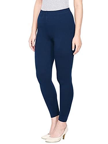 Super Stretchable Ankle Length Leggings for Women | Regular Fit Lycra Leggings for Women's and Girls (PACK 1 )