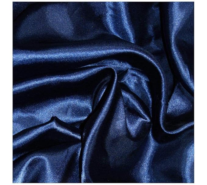Silky & Shiny Satin Solid Fabric for Dress Garment Cloth Material
