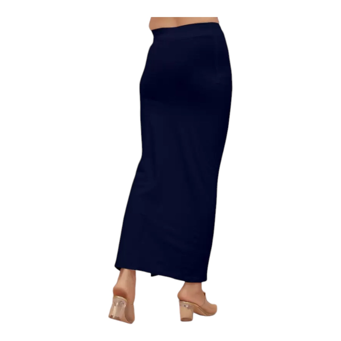 Stretchable Saree Shapewear Petticoat for Women, Cotton Blended,Petticoat,Skirts for Women,Shape Wear Dress for Saree , Spandex Saree Shapewear for Women Petticoat with Side Slit (PACK 1)