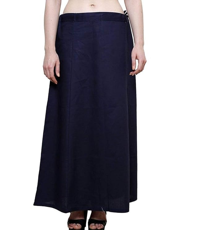 Pure Cotton Readymade Inskirt Saree Petticoat for Women's | Plain Solid Indian Readymade Inskirt Saree | Peticote Innerwear for Women Saree Petticoats