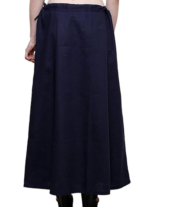 Pure Cotton Readymade Inskirt Saree Petticoat for Women's | Plain Solid Indian Readymade Inskirt Saree | Peticote Innerwear for Women Saree Petticoats