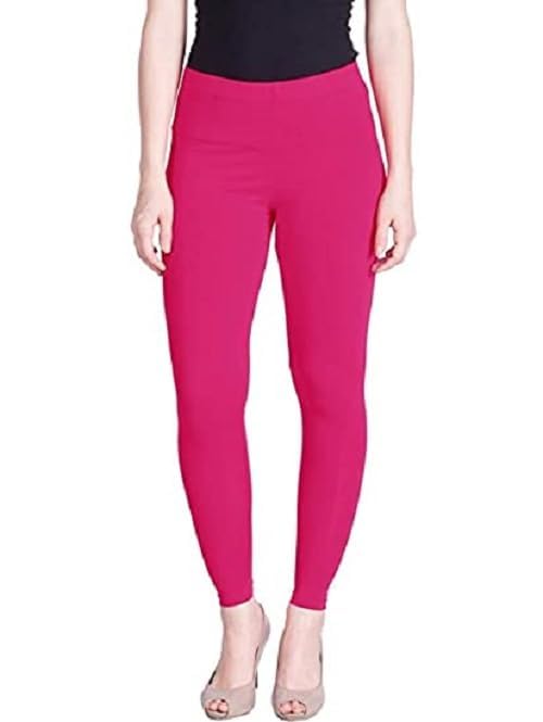 Super Stretchable Ankle Length Leggings for Women | Regular Fit Lycra Leggings for Women's and Girls (PACK 1 )