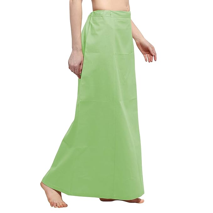 Pure Cotton Readymade Inskirt Saree Petticoat for Women's | Plain Solid Indian Readymade Inskirt Saree | Peticote Innerwear for Women Saree Petticoats